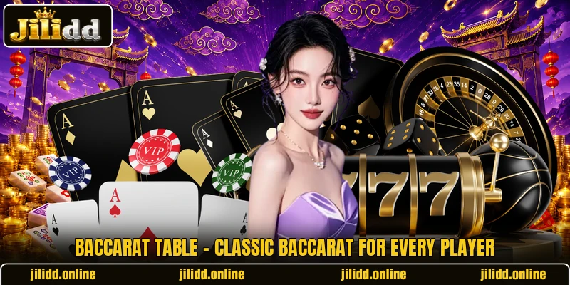 Baccarat Table - Classic Baccarat For Every Player
