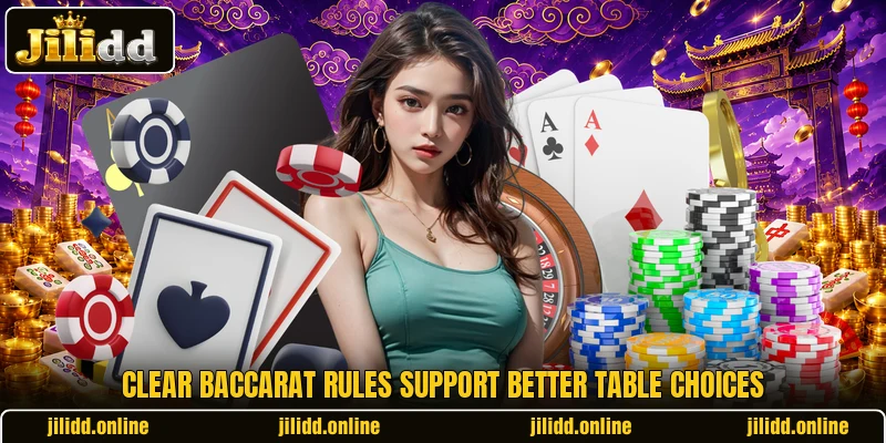 Clear baccarat rules support better table choices Clear baccarat rules support better table choices