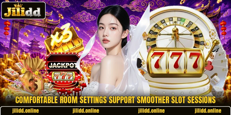 Comfortable room settings support smoother slot sessions