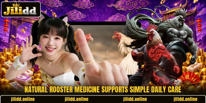 Natural rooster medicine supports simple daily care