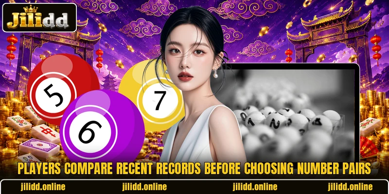 Players compare recent records before choosing number pairs Players compare recent records before choosing number pairs