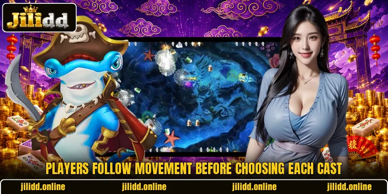 Players follow movement before choosing each cast
