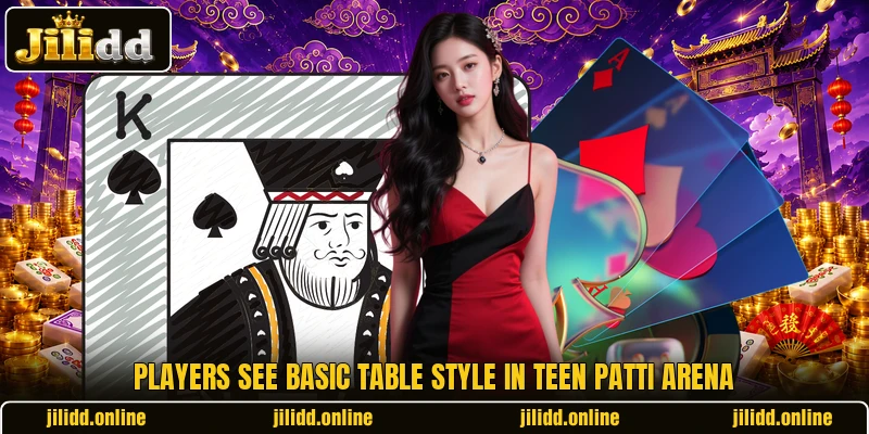 Players see basic table style in Teen Patti Arena Players see basic table style in Teen Patti Arena