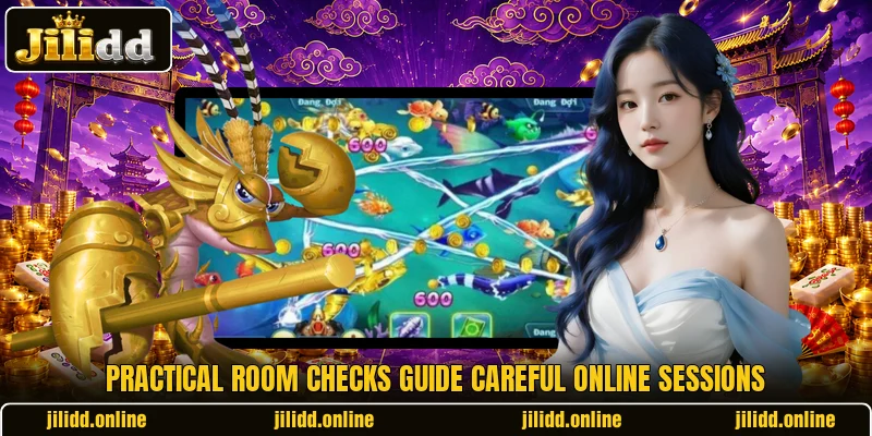 Practical room checks guide careful online sessions