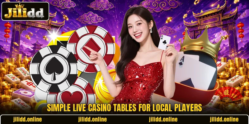 Simple live casino tables for local players Simple live casino tables for local players