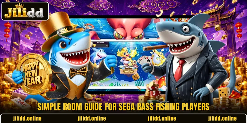 Simple room guide for SEGA Bass Fishing players