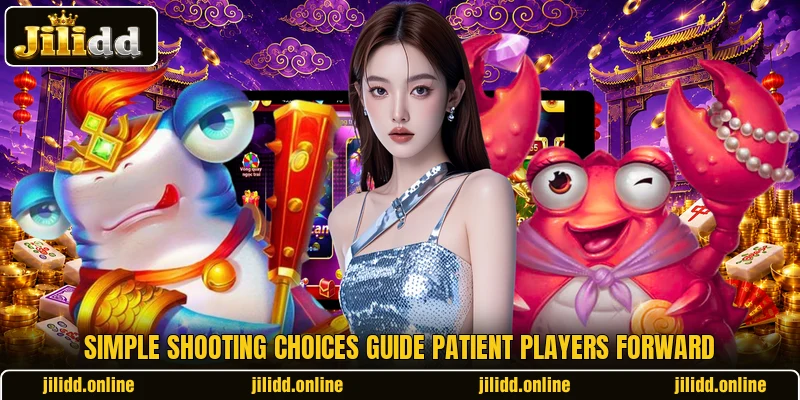 Simple shooting choices guide patient players forward
