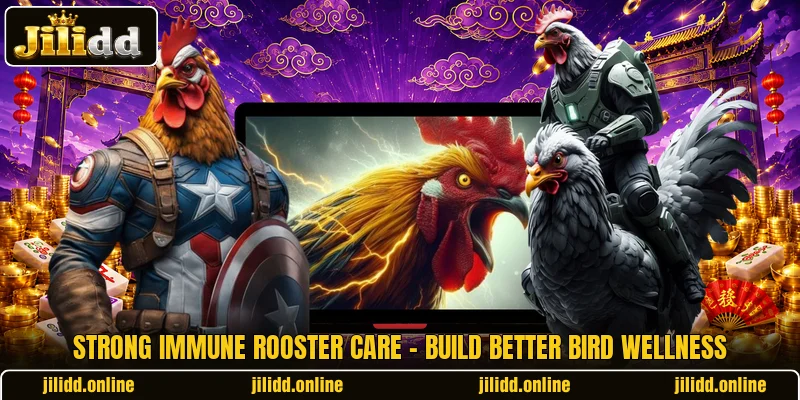 Strong Immune Rooster Care - Build Better Bird Wellness